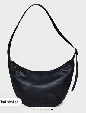 Universal Threads Classic Black Hobo Shoulder Bag, NWT